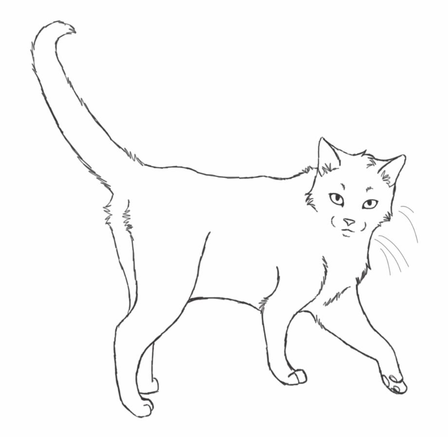 картинка кошки для детей раскраска