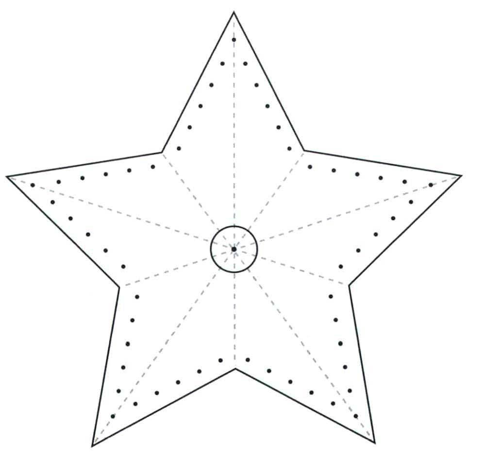 Картинка звезда для вырезания из бумаги распечатать