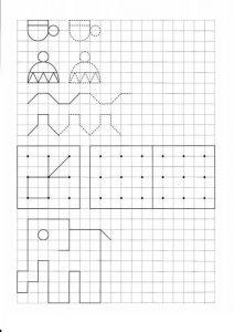 графический диктант по клеточкам для дошкольников 4-5 лет простые распечатать