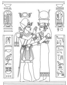раскраска Боги Египта распечатать бесплатно