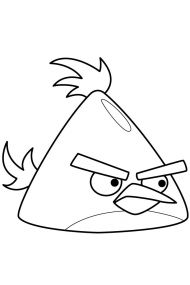 Более 100 раскрасок на тему игры Angry Birds
