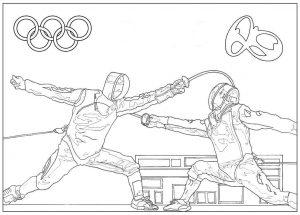 раскраска олимпийские игры распечатать бесплатно
