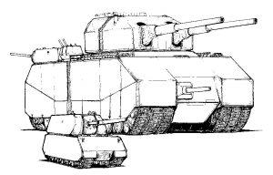 Раскраска танк Ратте