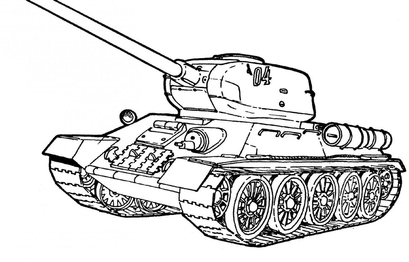 Раскраски Мир танков (26 шт.) - скачать или распечатать бесплатно #