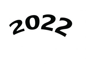 Шаблон и трафарет 2022 года 