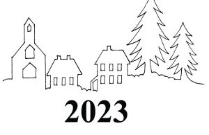 Трафарет и шаблон 2023 год