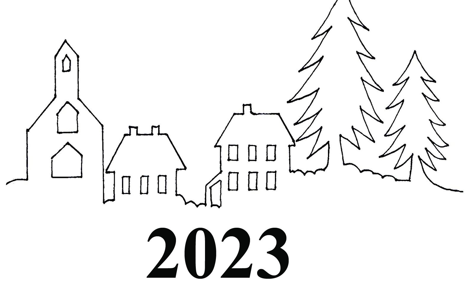 Трафареты на новый 2023 год на окна доступные шаблоны распечатать