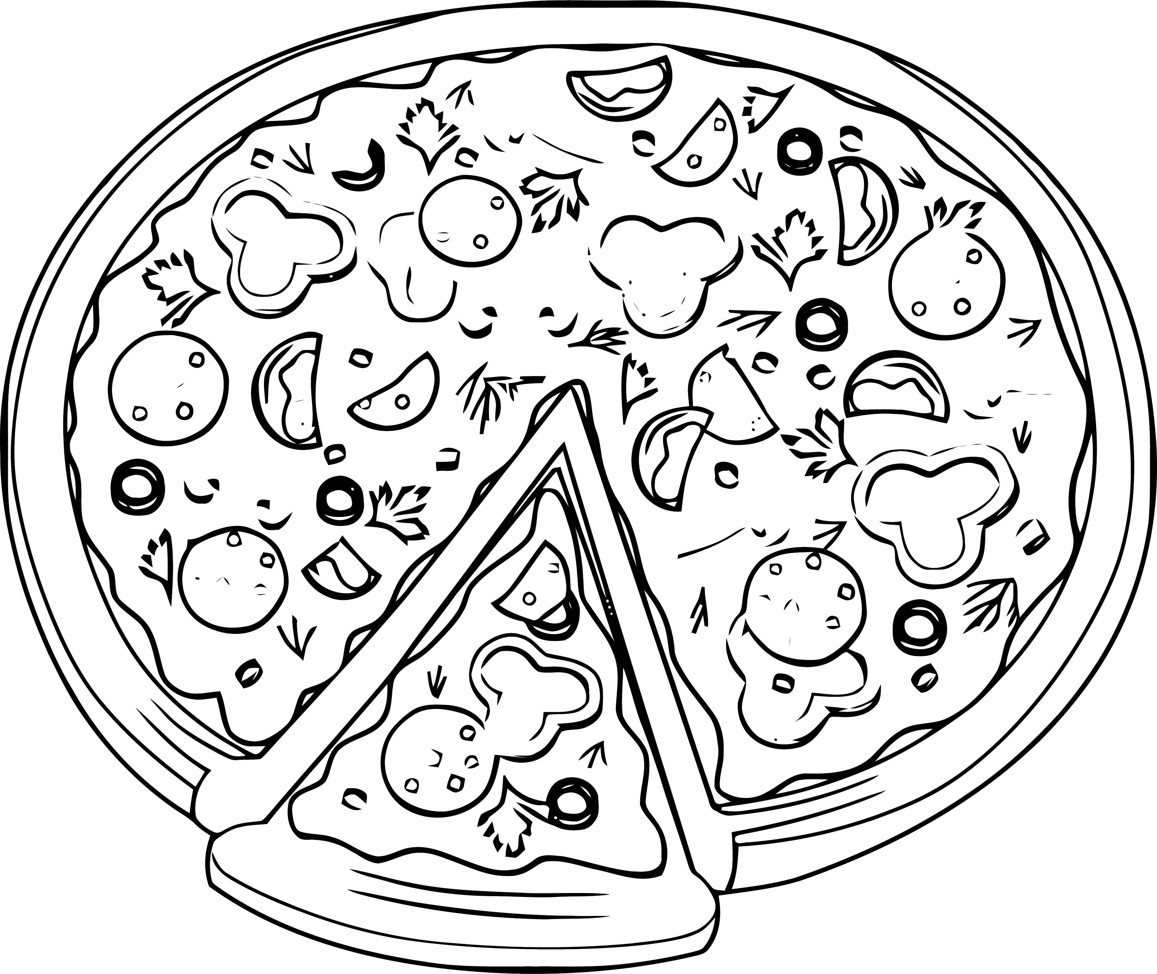 Напечатать еду. Раскраска пицца. Пицца раскраска для детей. Пицца трафарет. Пицца для распечатки.