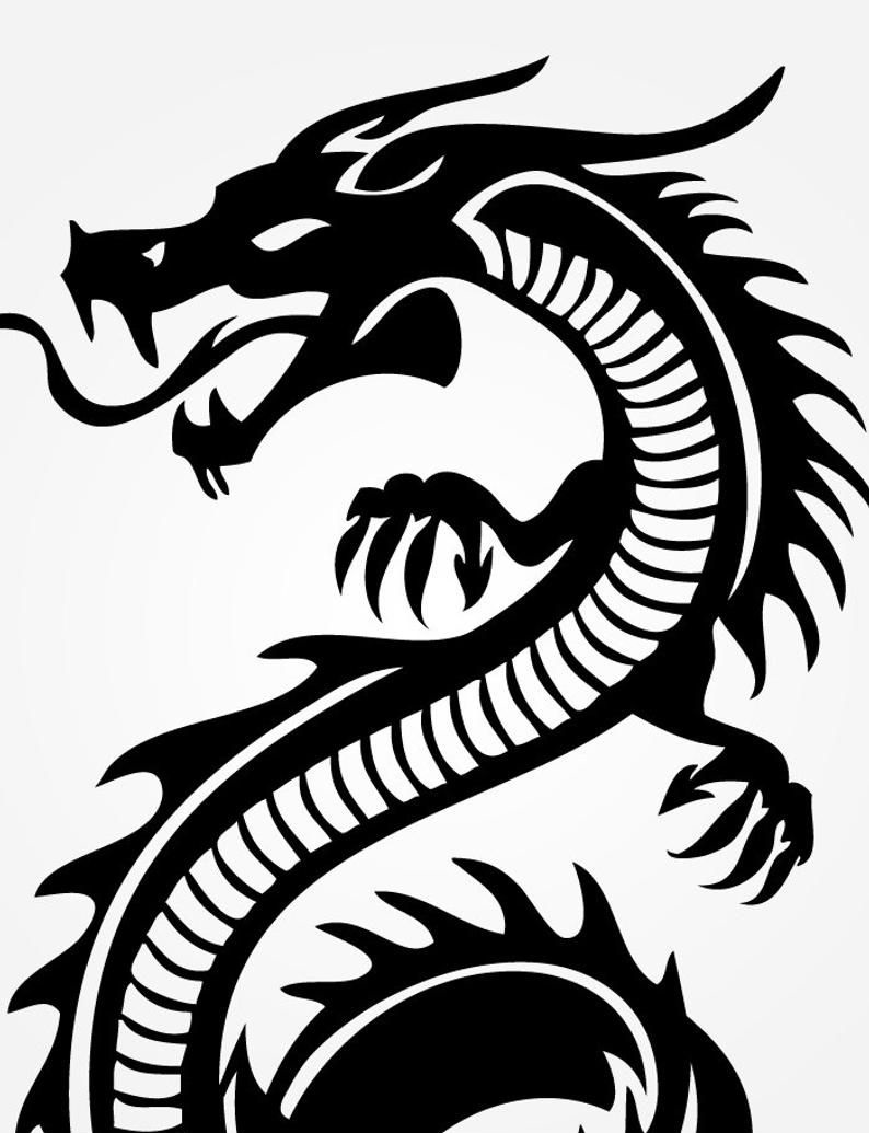 Dragon graphics. Дракон СВГ. Дракон трайбл. Трафареты драконов. Китайский дракон трафарет.