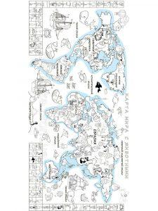 раскраска карта мира распечатать бесплатно