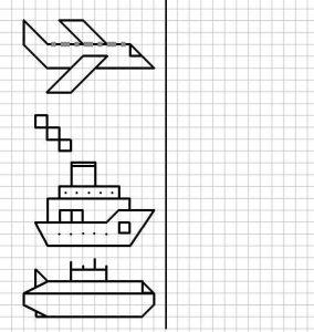 Рисунок по клеточкам 5